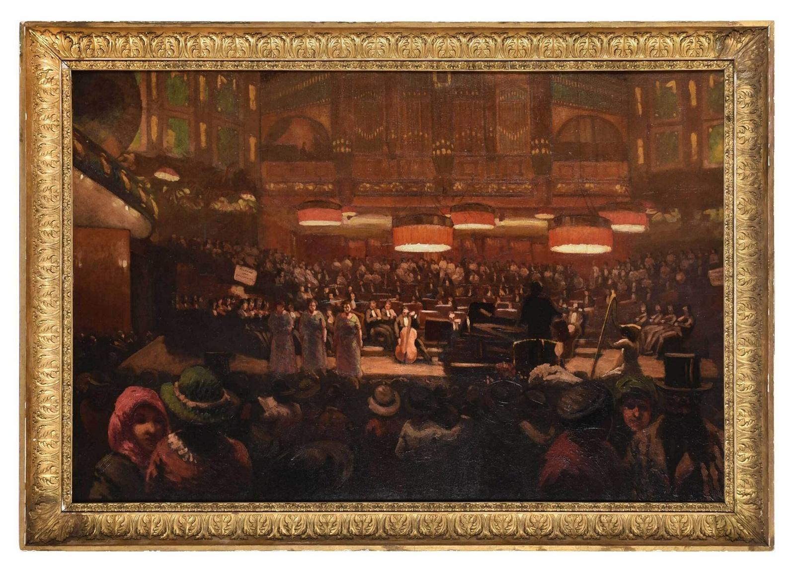 European School Painting - L'Opera For Sale 1