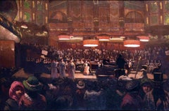 Antique European School Painting - L'Opera