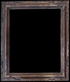 Antiker, geschnitzter Bilderrahmen aus Holz, Anfang des 20. Jahrhunderts, gerahmt 50,8 x 43,2 cm