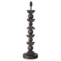 Lampe de bureau européenne Silhouette de Margit Wittig, en résine de bronze