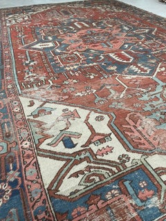 European Sized Antique Heriz-Serapi Rug, c. 1910-20's