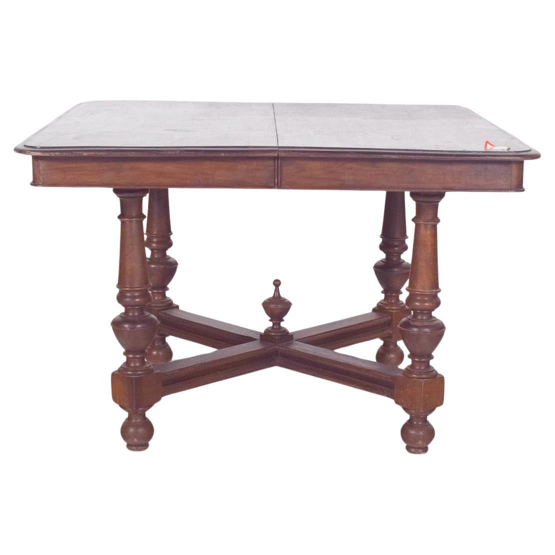 European Square Extendable Dining Table