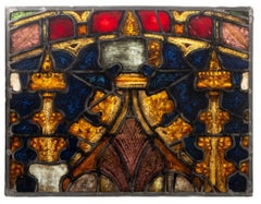 Pannelli per finestre in vetro colorato europeo, coppia