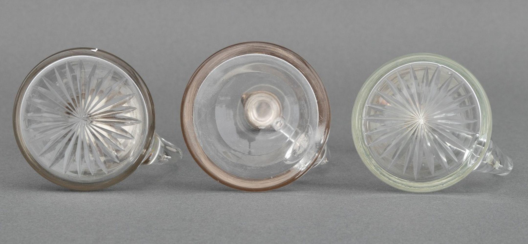 Europäische Sterling-Glas-Whiskey-Noggins, 3 im Angebot 4