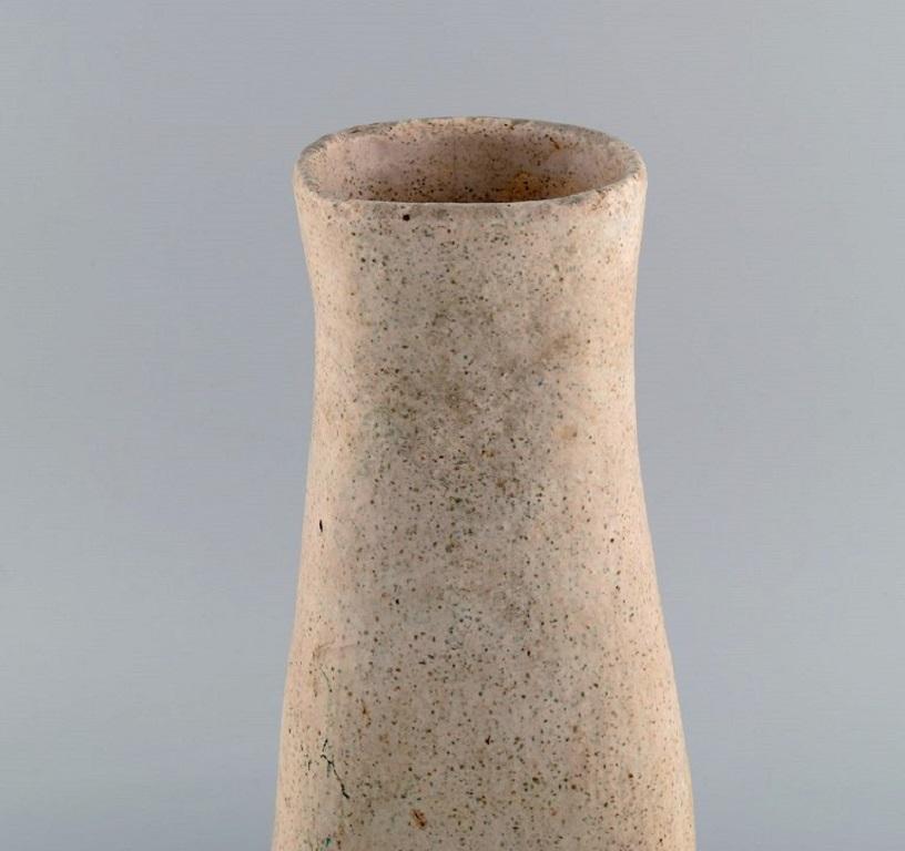 Unknown European Studio Ceramicist, Unique Vase in Glazed Stoneware, 1960s/70s