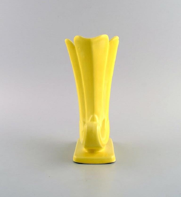 European Studio Ceramist, Unique Vase in Glazed Ceramics, Mid-20th C In Excellent Condition For Sale In Copenhagen, DK