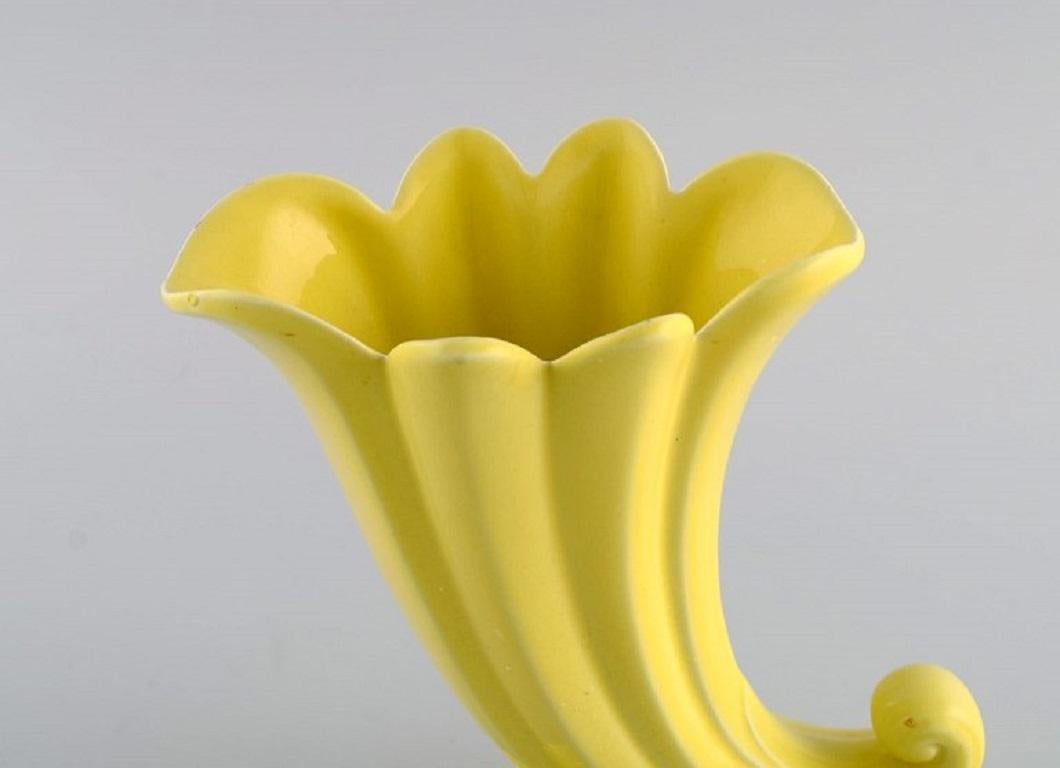 20th Century European Studio Ceramist, Unique Vase in Glazed Ceramics, Mid-20th C For Sale