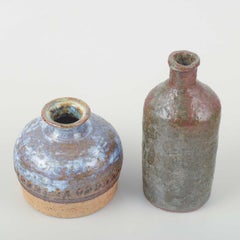 European Studio Potters. Two stoneware vases, 1960s-1970s