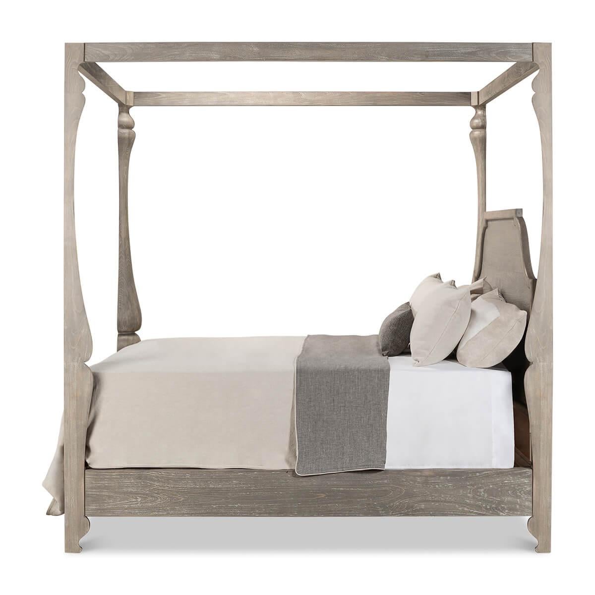 canopied bed