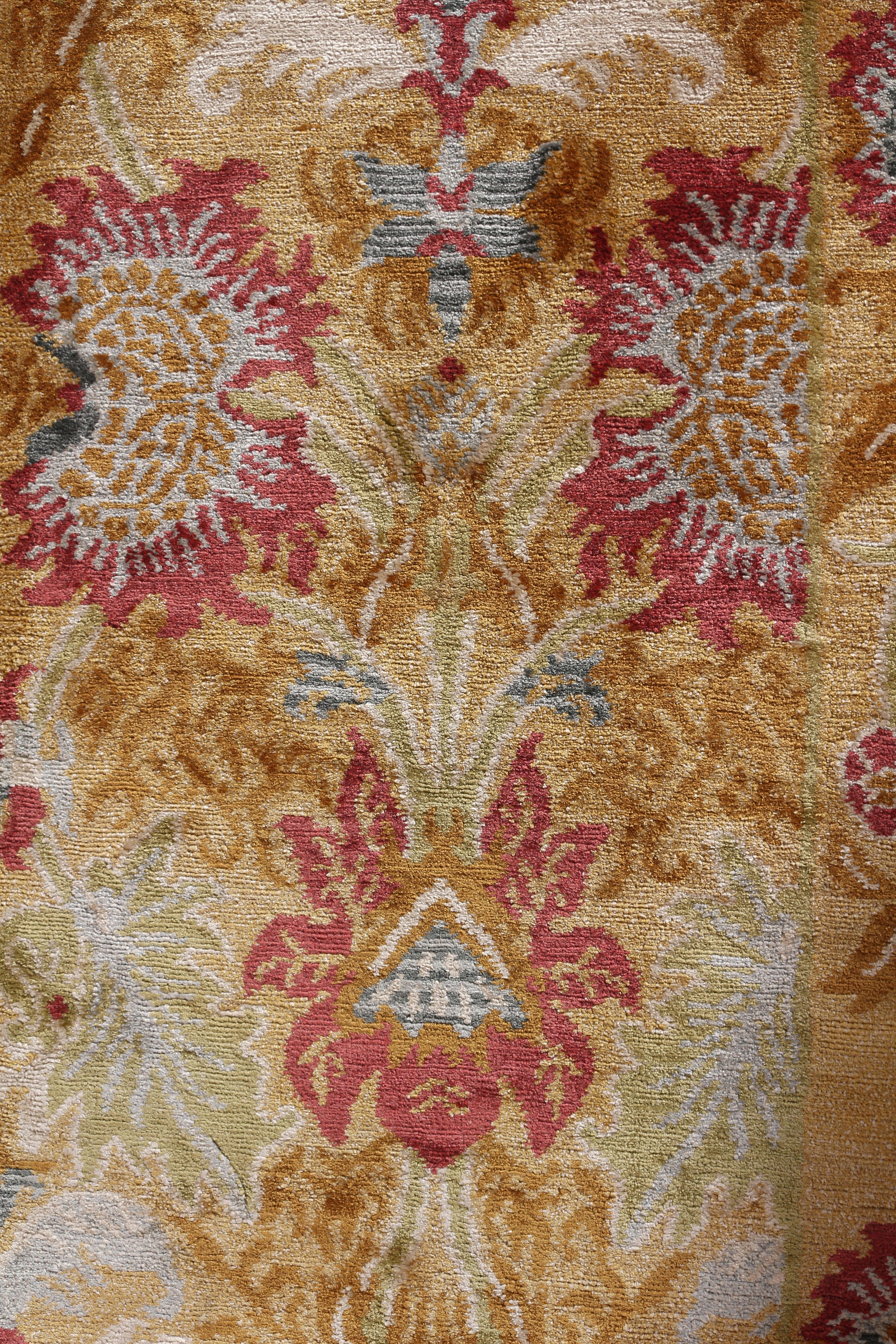 red floral rugs