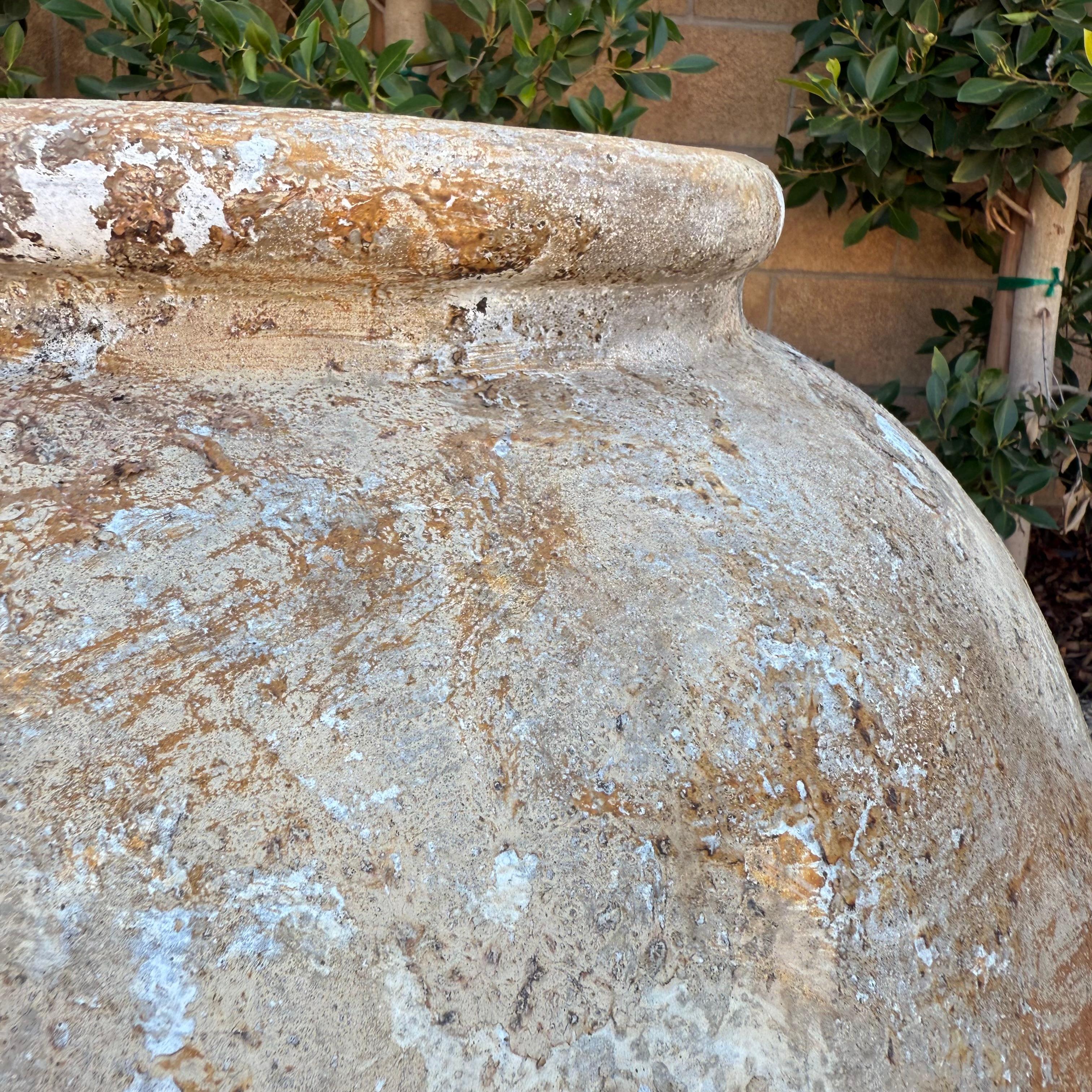 European Style Olive Pot in the Biot Jarre Style For Sale 3