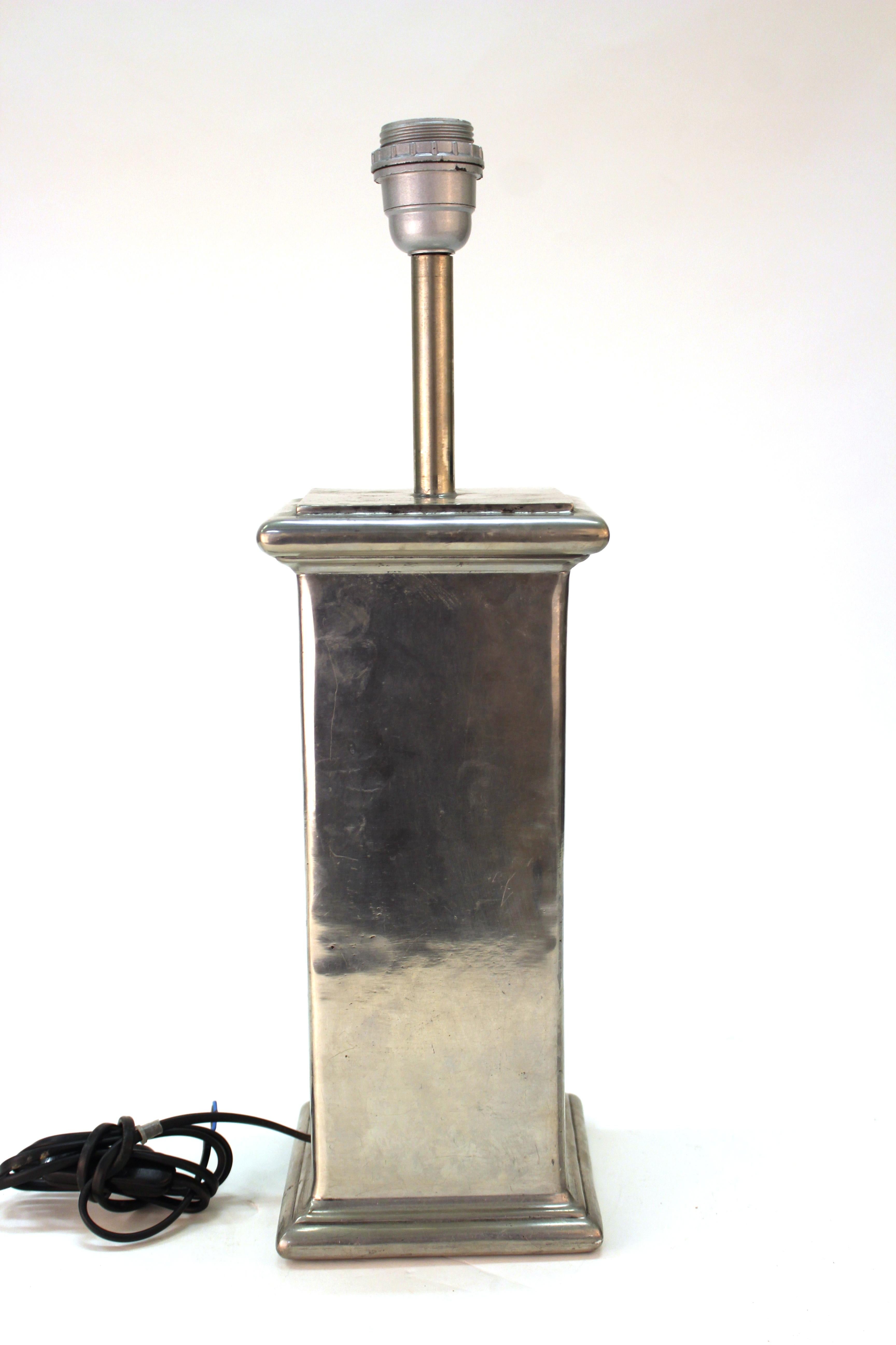 European Table Lamps in Tin, 20th Century 1