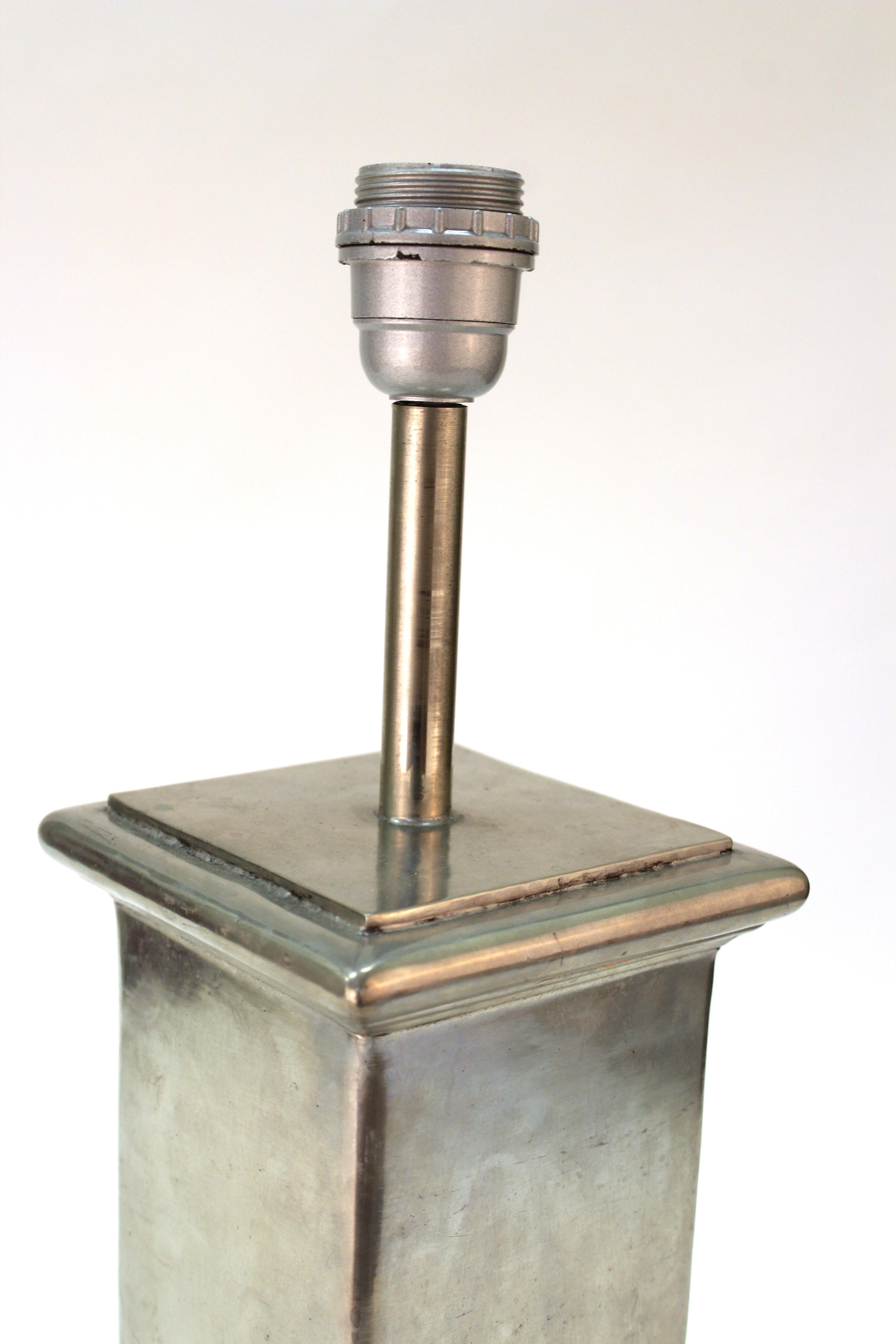 European Table Lamps in Tin, 20th Century 4