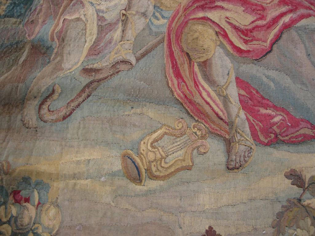 Französischer Wandteppich aus dem frühen 18. Jahrhundert ( 7' x 7'8 Zoll) -  213 x 233 cm ( ) (Wolle) im Angebot