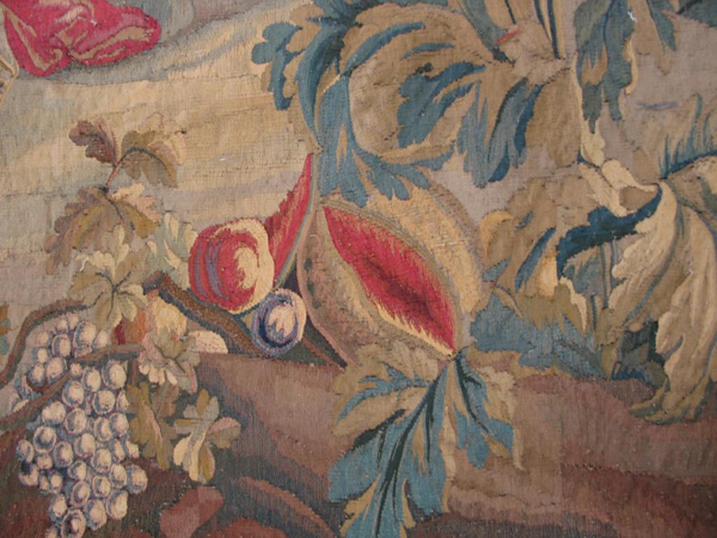 Französischer Wandteppich aus dem frühen 18. Jahrhundert ( 7' x 7'8 Zoll) -  213 x 233 cm ( ) im Angebot 1