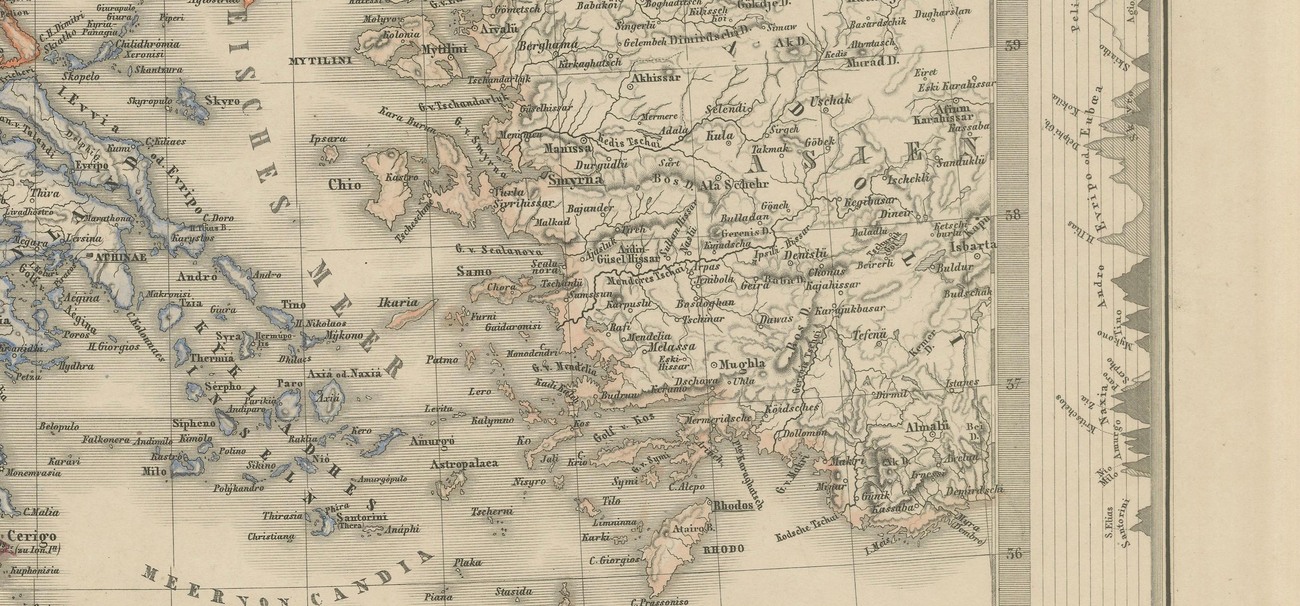 Mappa Turchia e Grecia - Balcani e Isole Ionie 1857

Questa dettagliata stampa antica mostra 