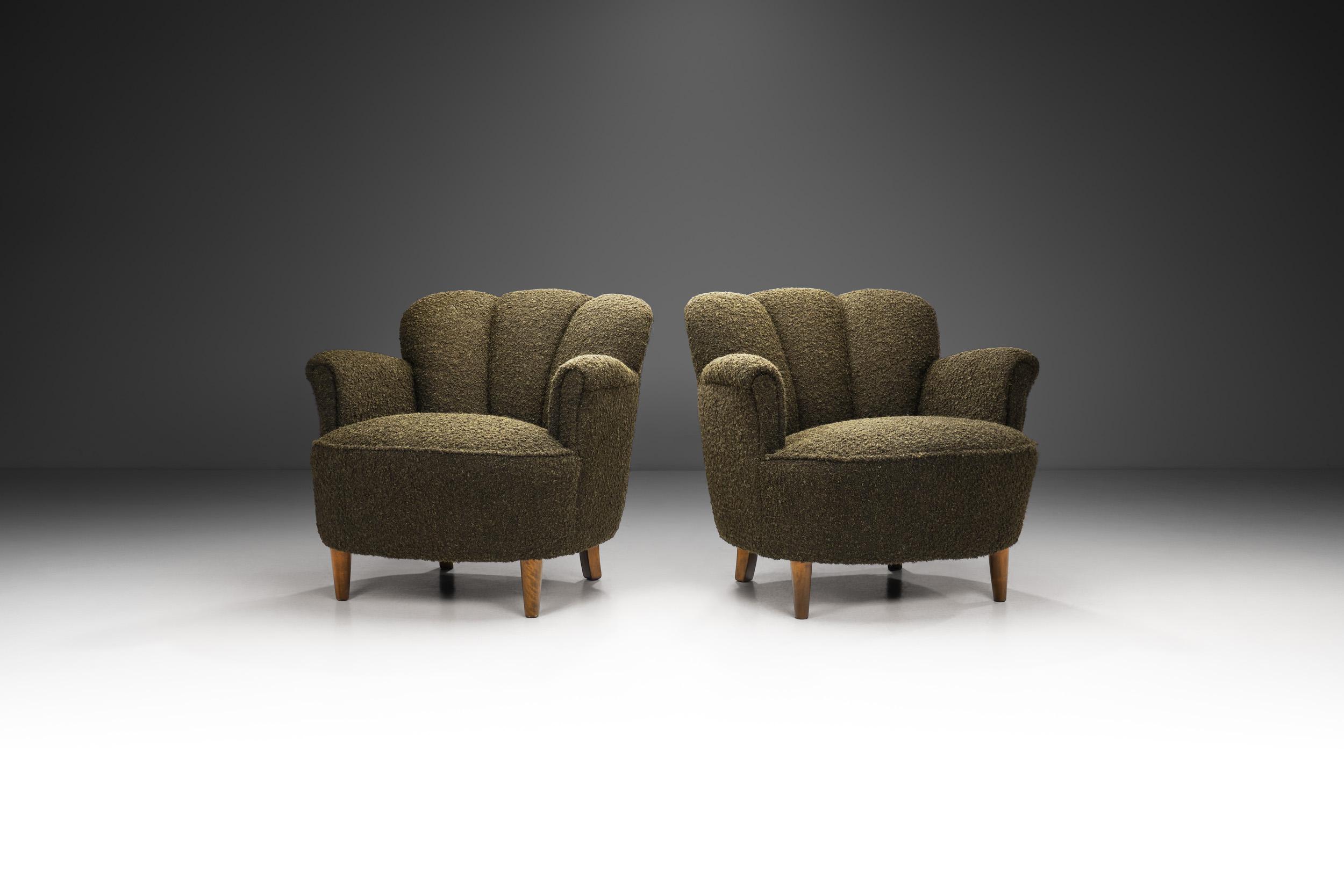 In der glamourösen Designwelt der 1930er Jahre in Europa entstanden außergewöhnliche Sitzmöbel, die bis heute die Eleganz des Art déco verkörpern. Diese Loungesessel verströmen mit ihren charakteristischen Merkmalen den Geist dieser Zeit und bleiben