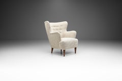 European Upholstered Lounge Chair, Europe, ca 1950s