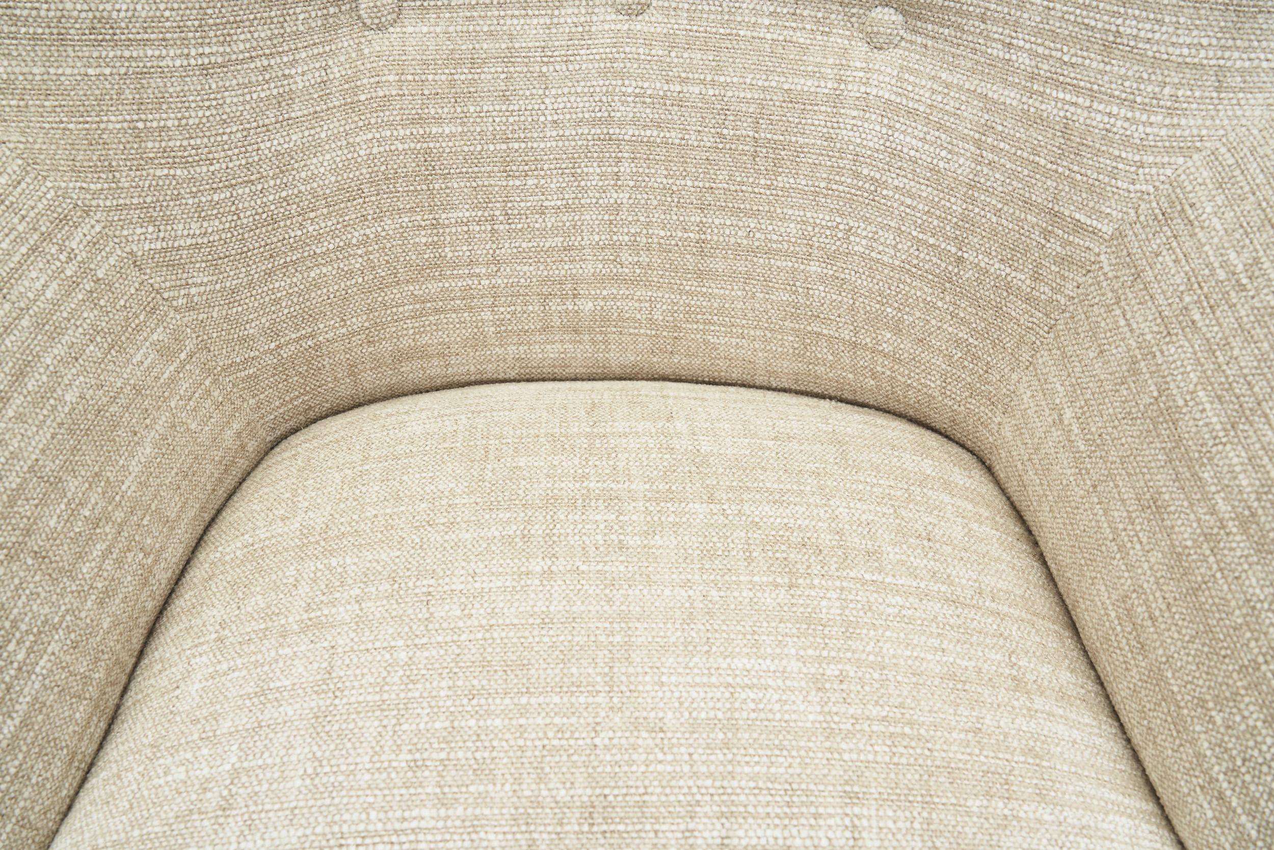 European Upholstered Lounge Chair, Europe, ca 1950s For Sale 2