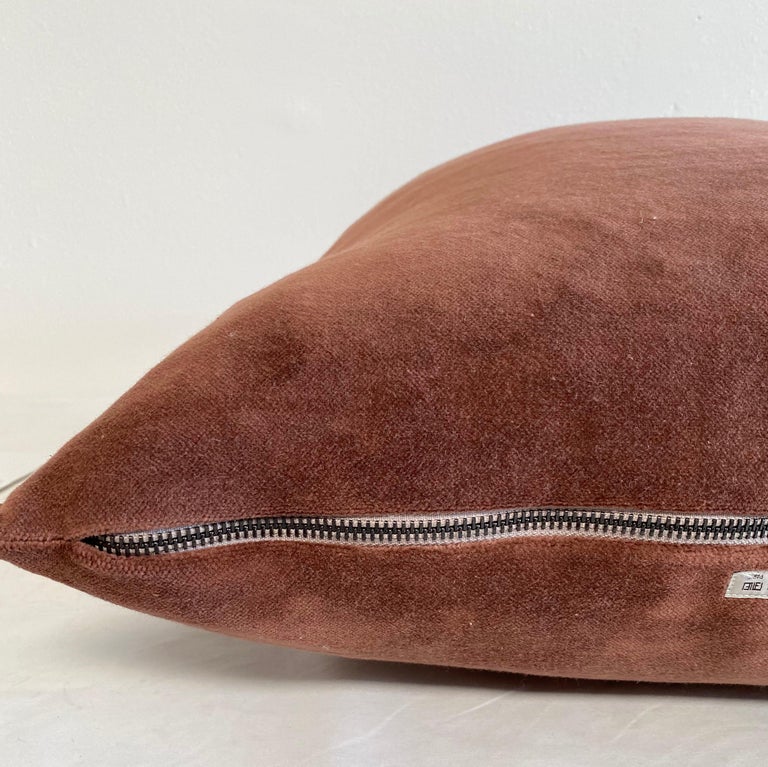 Vintage Velvet Accent Pillow For Sale at 1stDibs