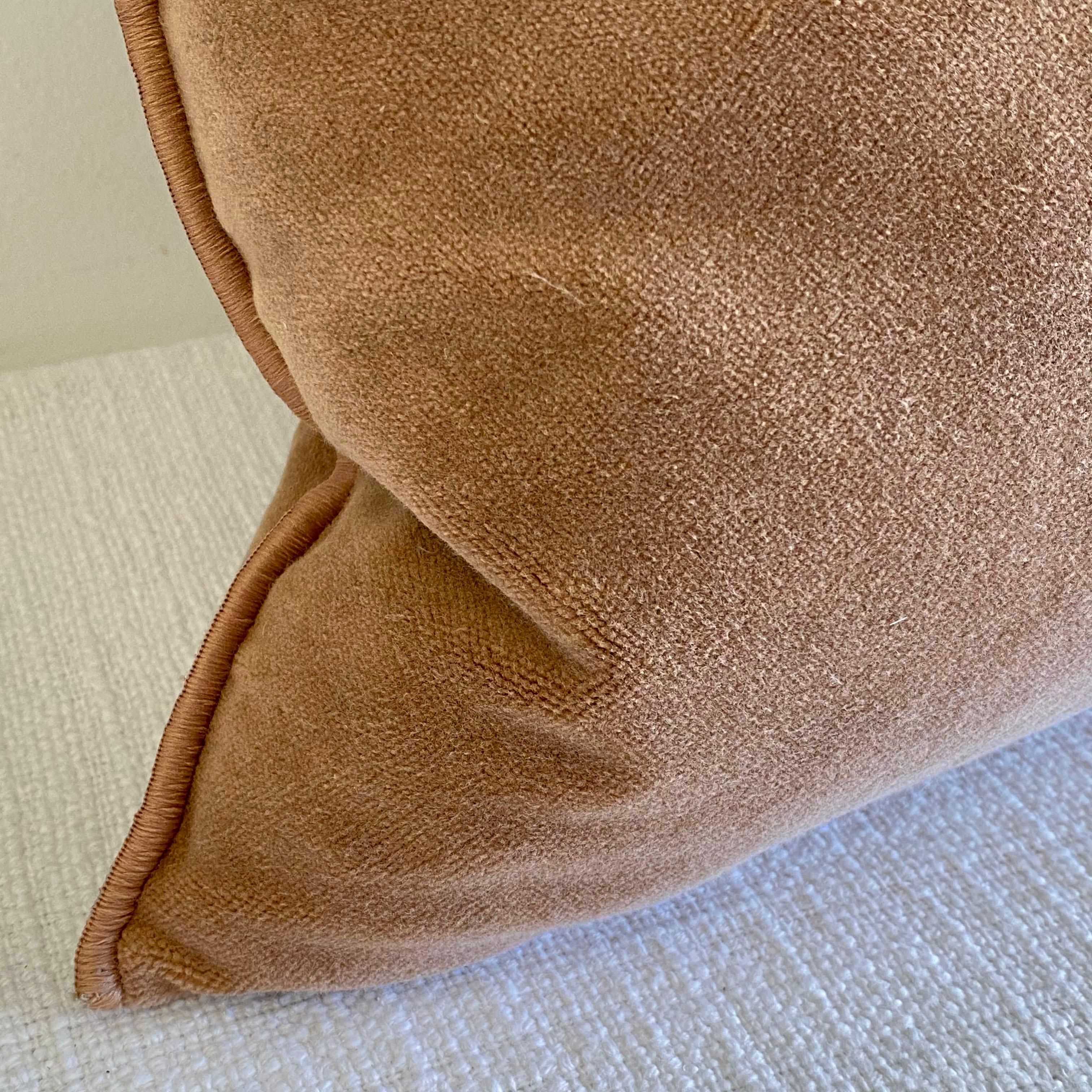 Contemporary Vintage Velvet Lumbar Pillow