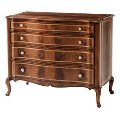 European Walnut Chest of Drawers