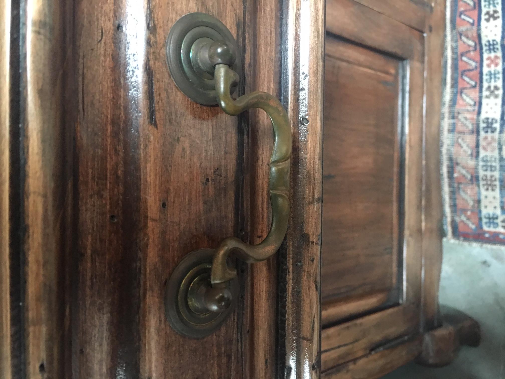 European Walnut Cupboard or Hutch 1