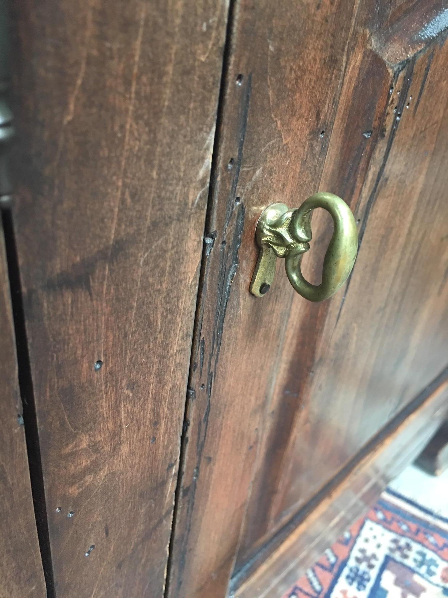 European Walnut Cupboard or Hutch 2