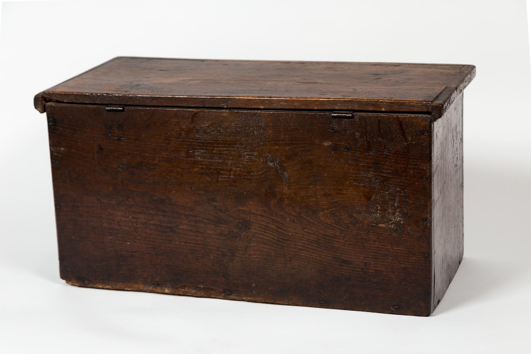 European Walnut Storage Chest, Early 19th Century For Sale 5