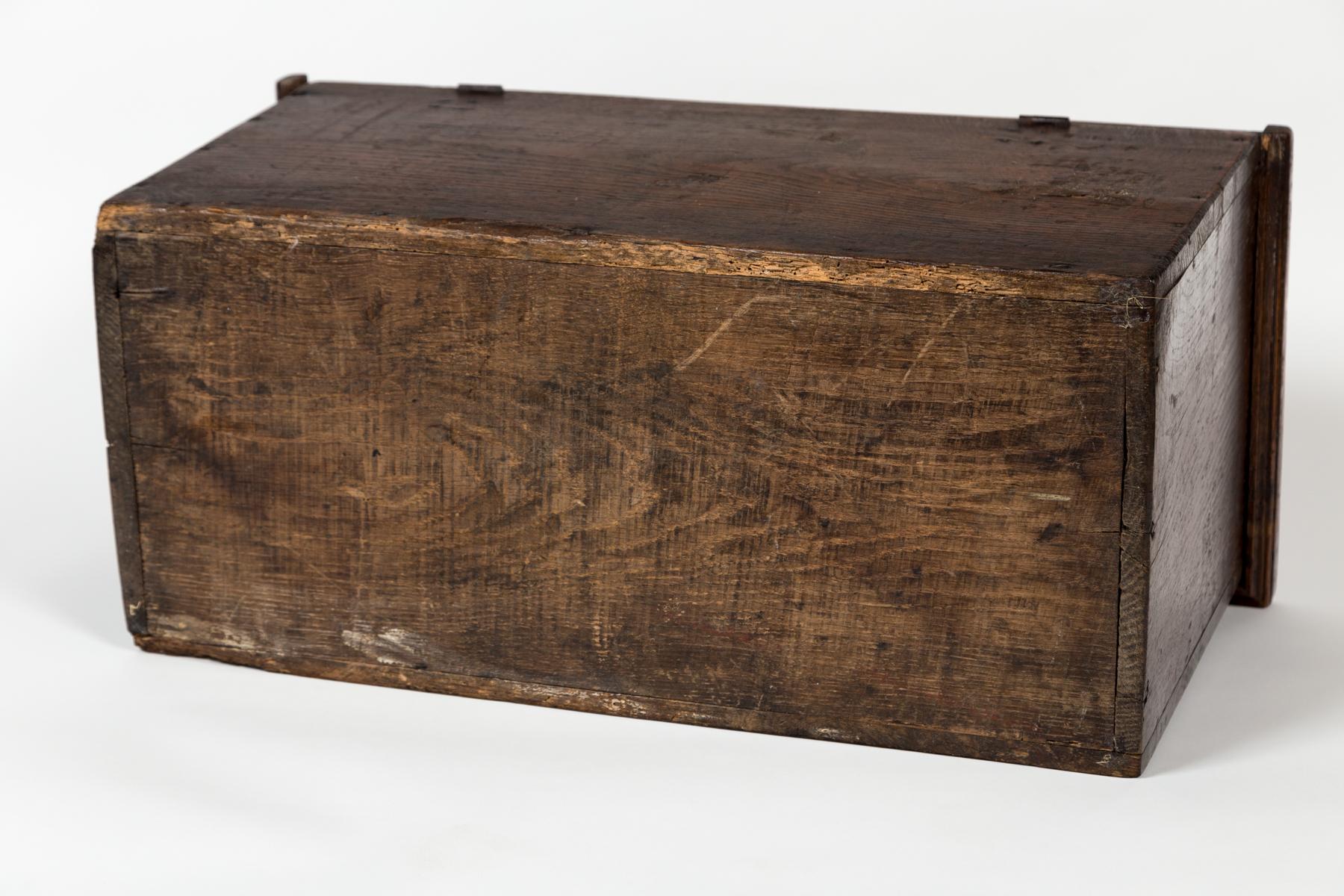 European Walnut Storage Chest, Early 19th Century For Sale 6