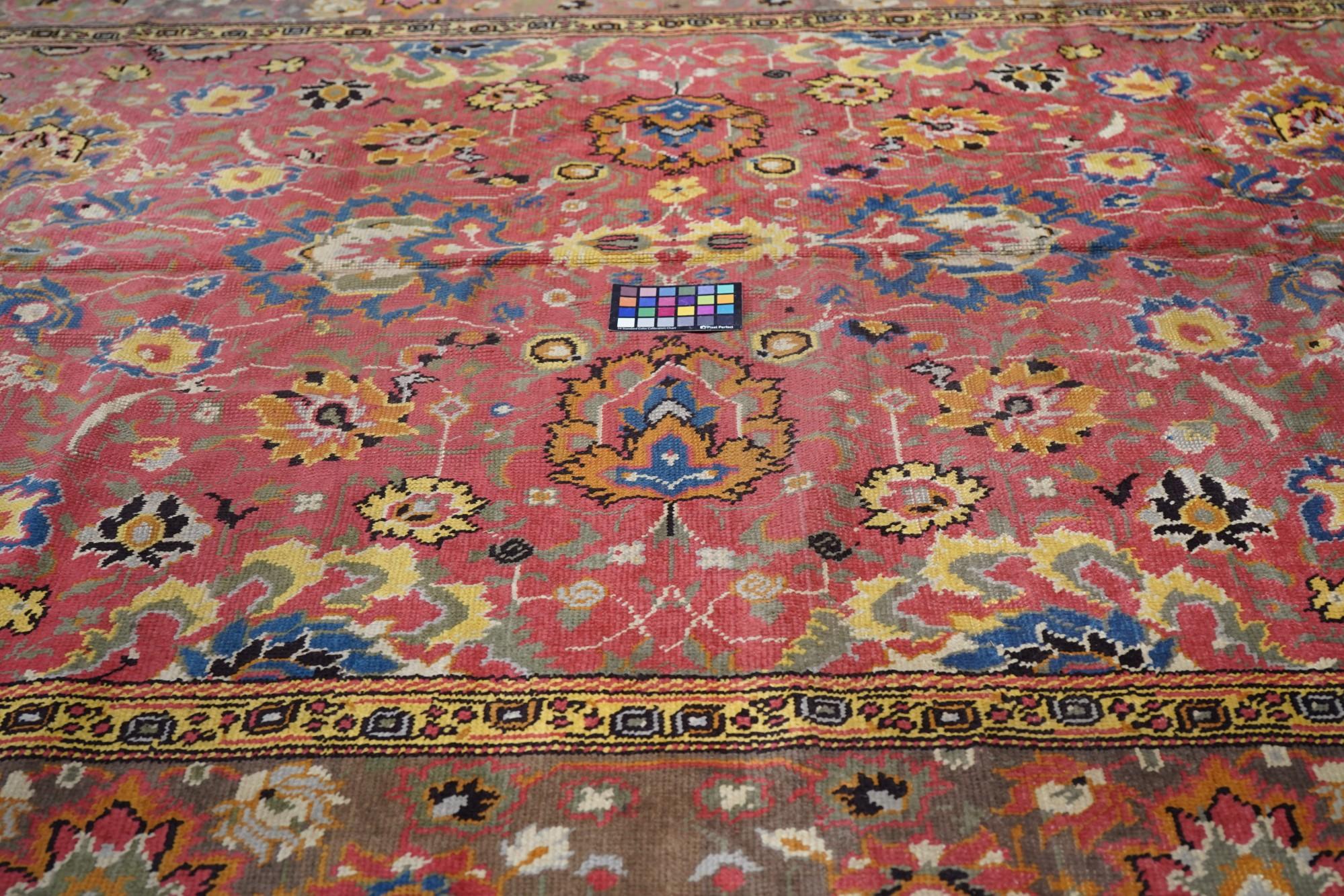 Vintage European Wave Rug 8'11'' x 15'6'' For Sale 4