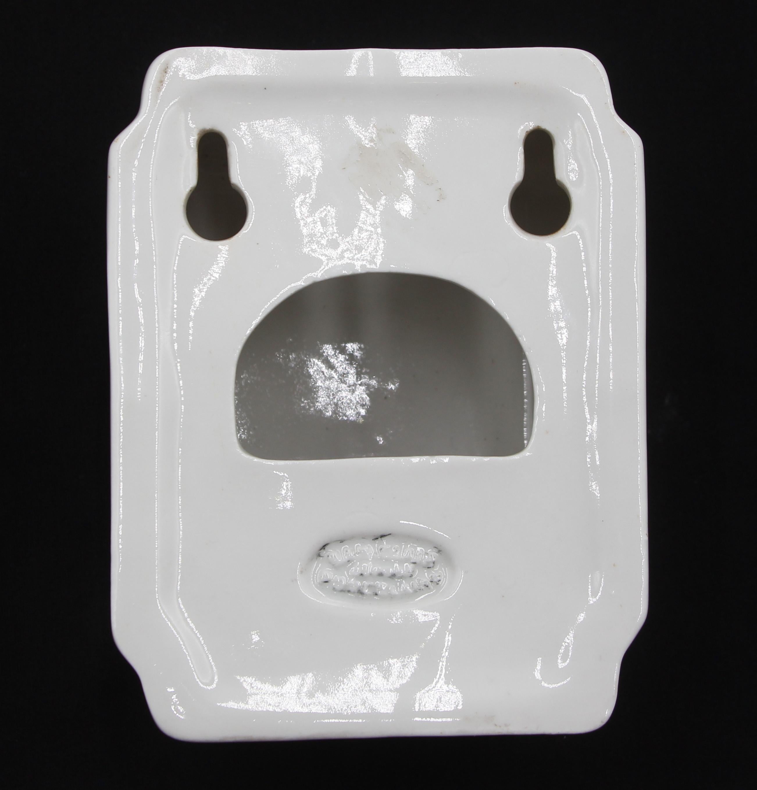 Portacepillos de Dientes Europeo de Cerámica Blanca en venta 1