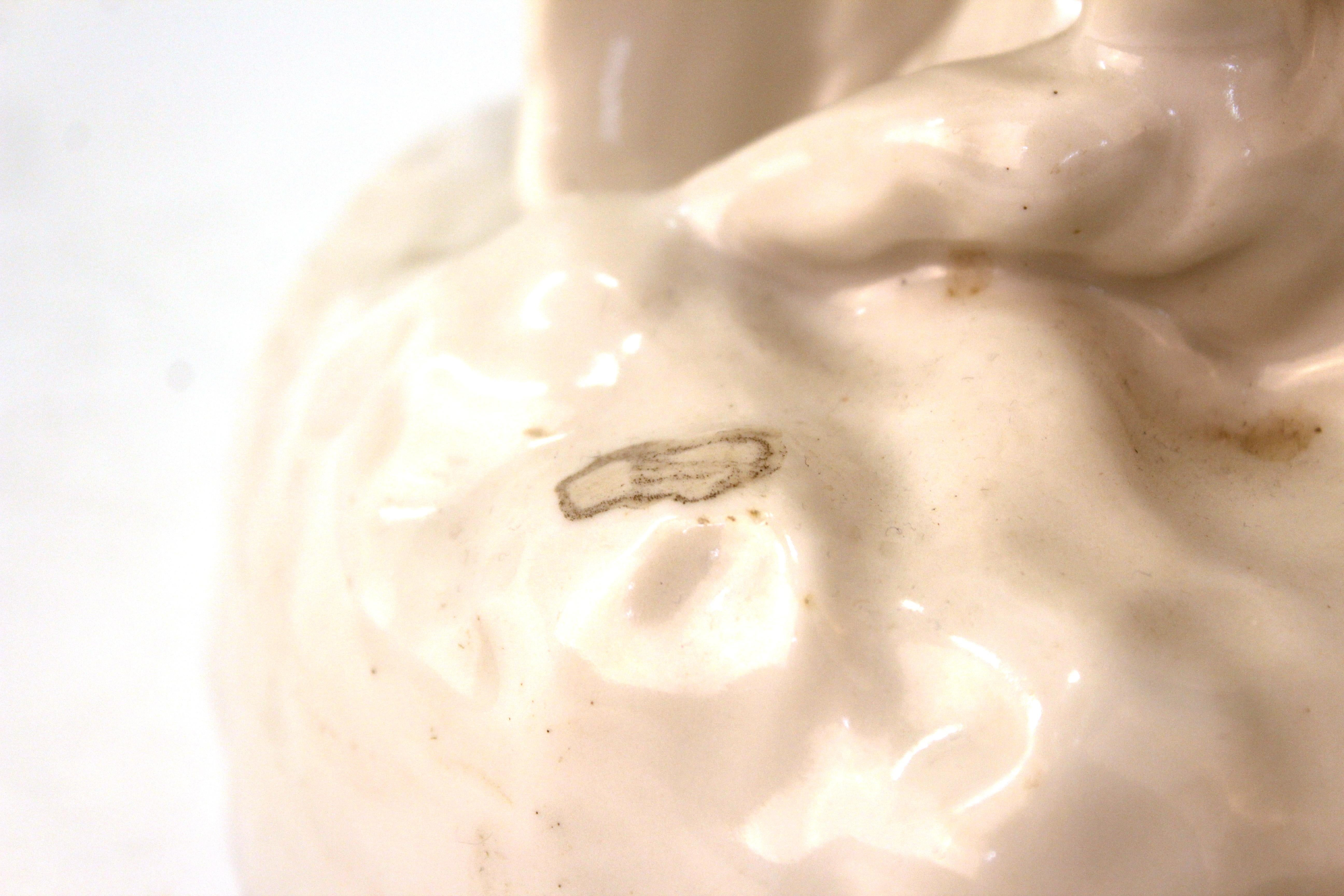 European White-Glazed Porcelain Cockatoo 6