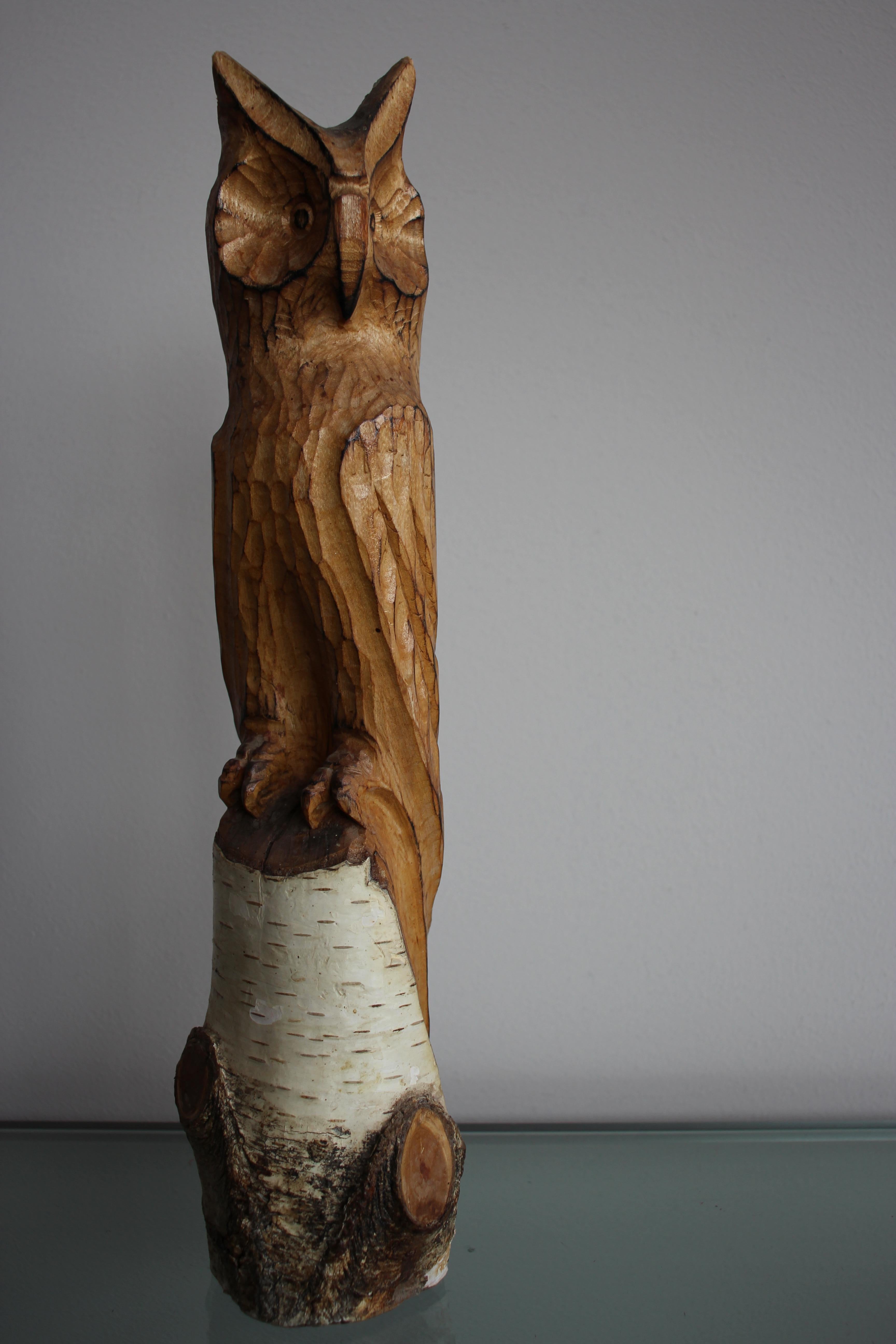 This type of primitive carving was mostly done by prisoners. The piece comes from Europe and dates from the early 20th century. It is a decorative piece and interesting for collectors.
