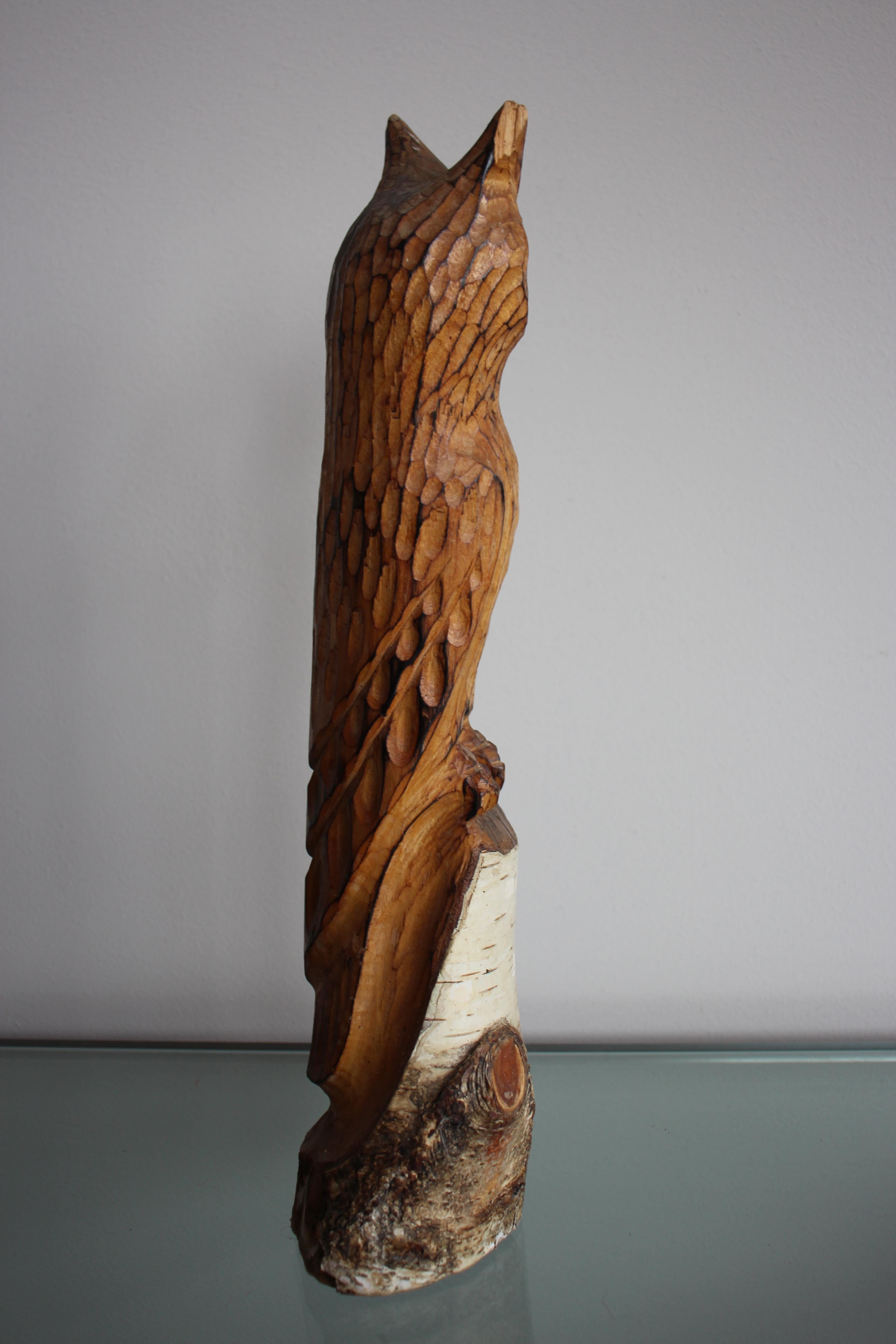 20th Century European Wooden Carving Sculpture 