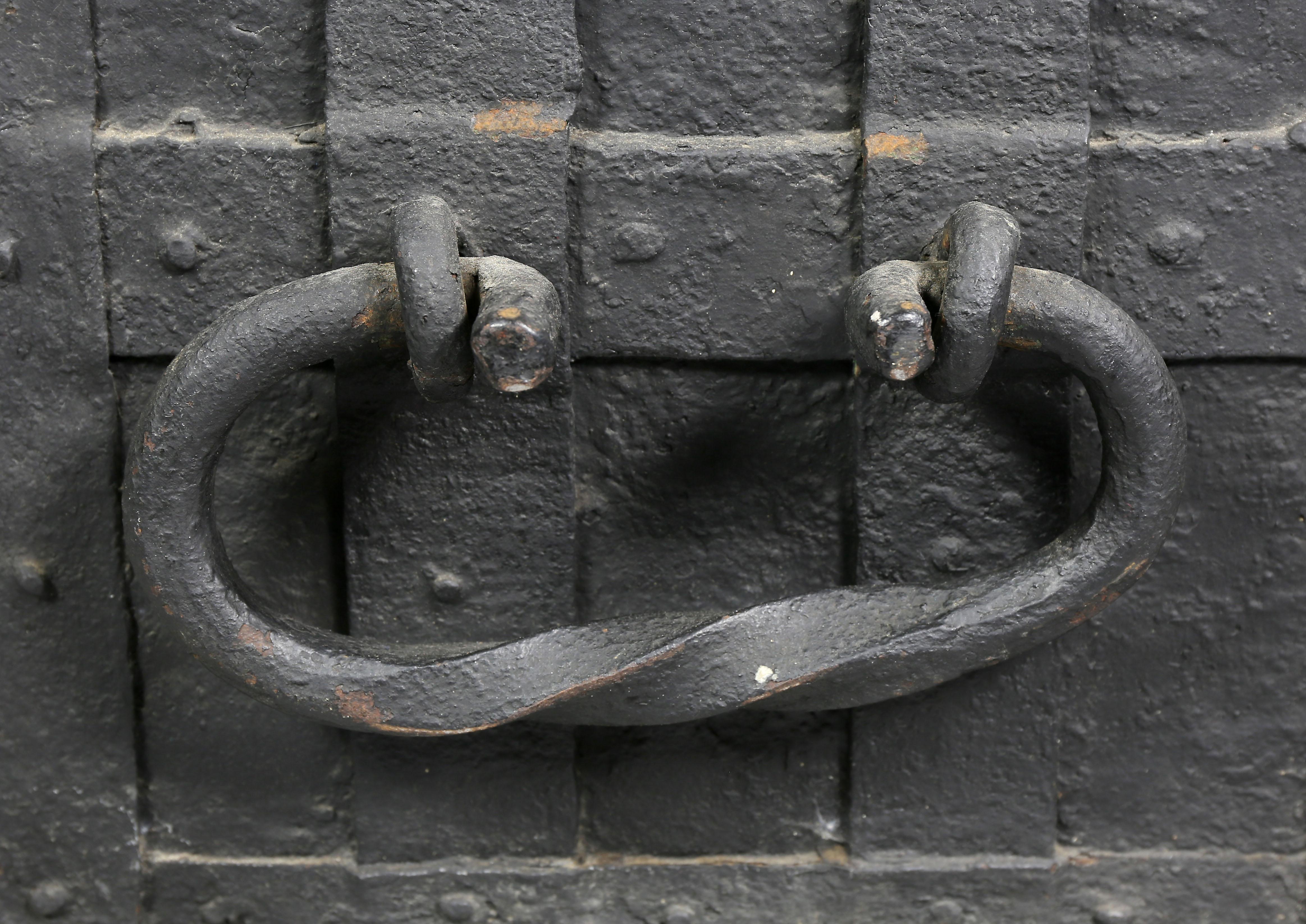 European Wrought Iron Strongbox 1