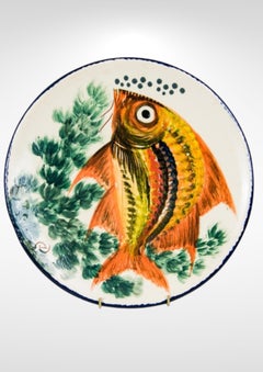 Eusebi Diaz Costa Spanish Catalan Ceramic Hand Painted Wall Hanging Plate 2