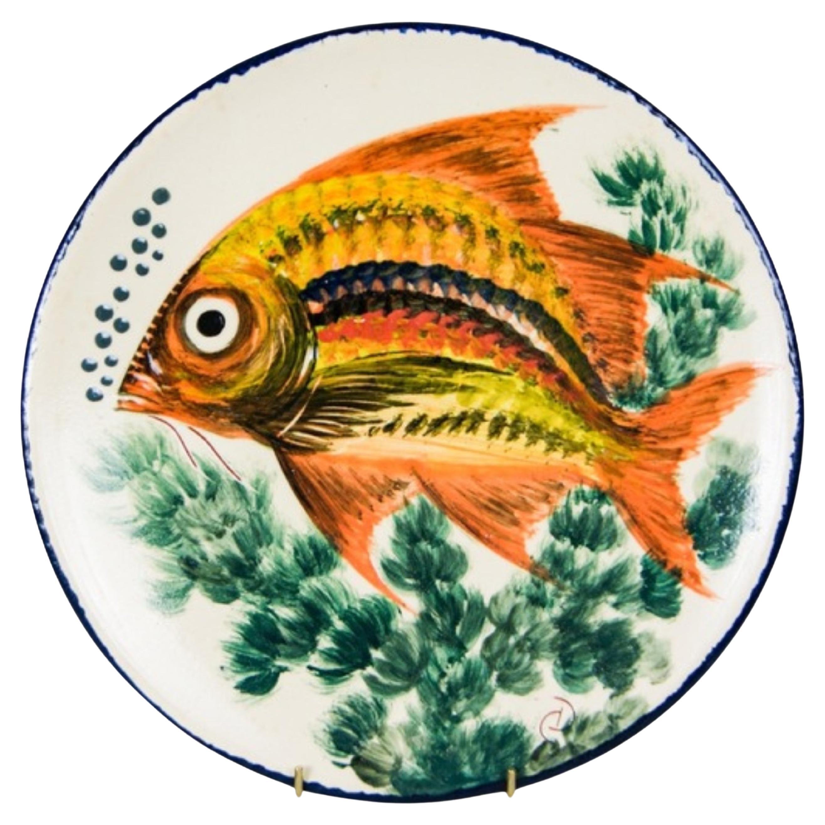 Eusebi Diaz Costa Spanish Catalan Ceramic Hand Painted Wall Hanging Plate 2