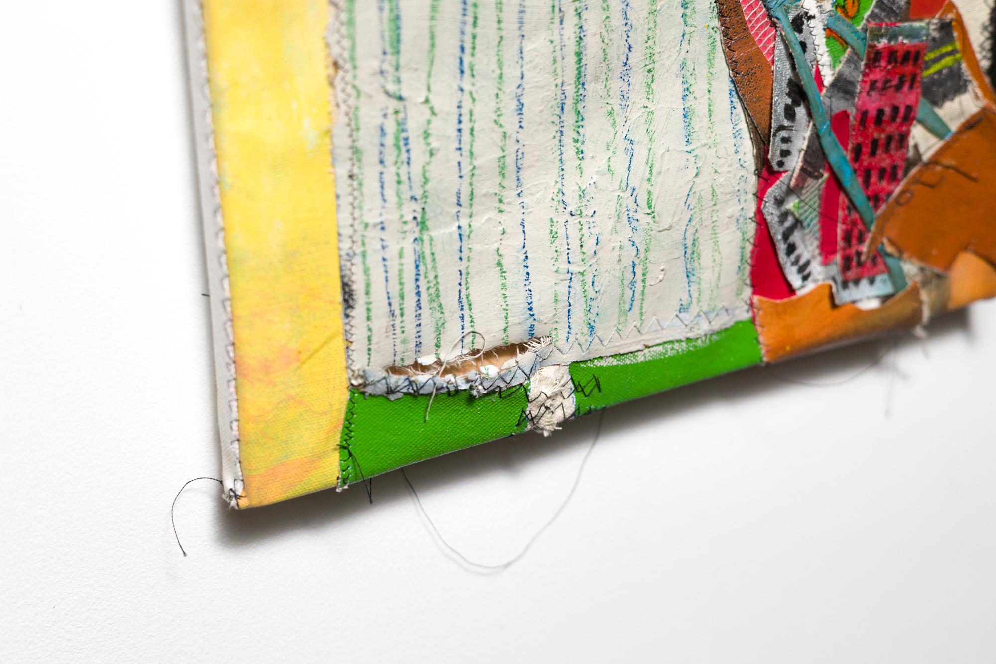 « DNA, The Dissection ( Version 6), technique mixte cousue, motif Anatomy, mains, col en vente 2