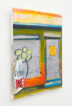 "Afueras de Francisville, Flores, 2026", Pintura de la fachada exterior del edificio