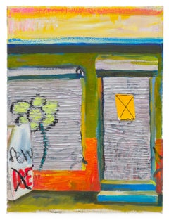 "Afueras de Francisville, Flores, 2026", Pintura de la fachada exterior del edificio