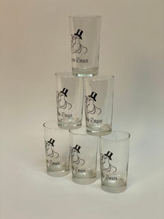 Eustace Tilley New Yorker Graphic Drinking Glasses, Set of Six