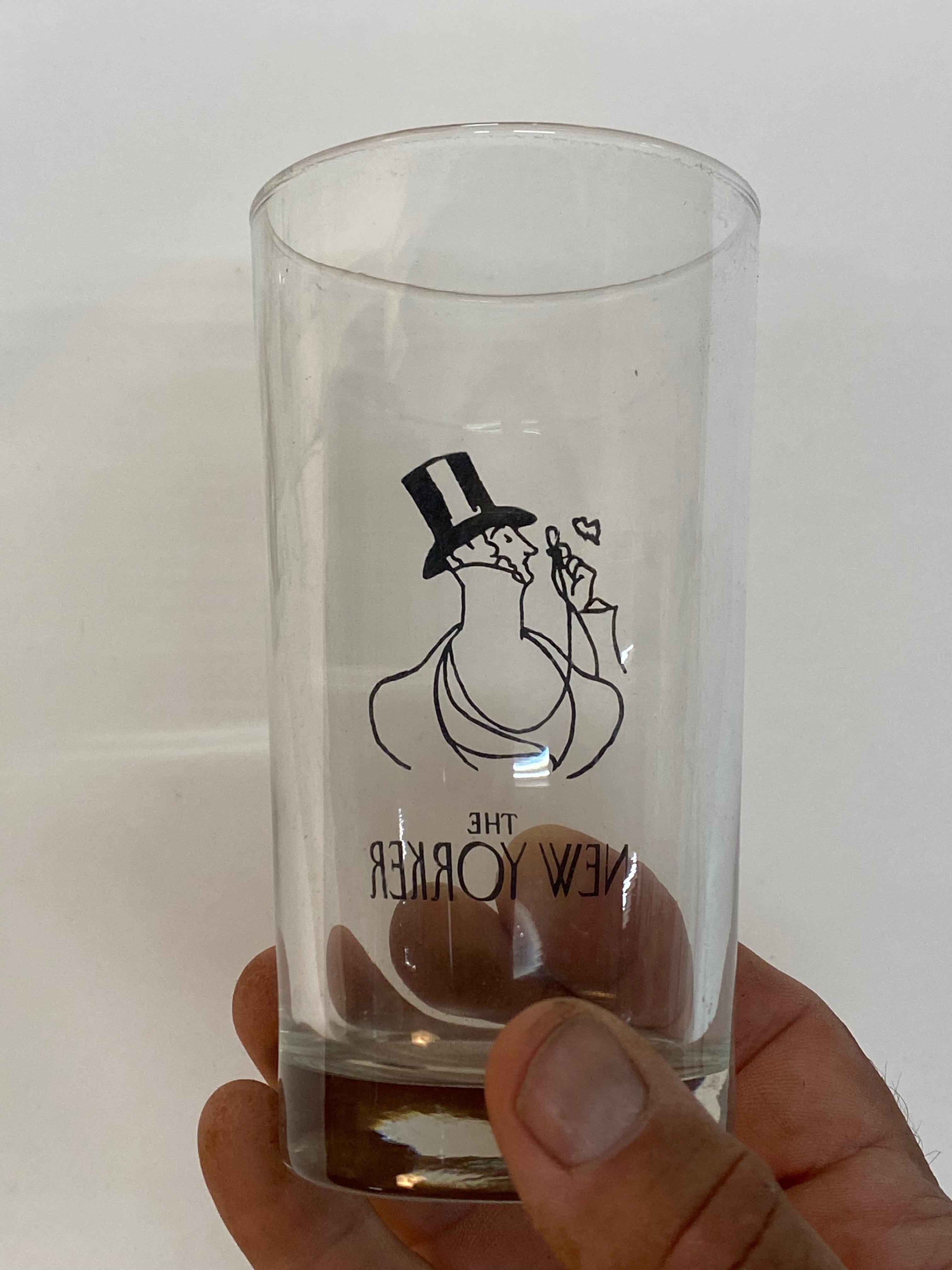 Eustace Tilley New Yorker Graphic Drinking Glasses, Set of Six 2