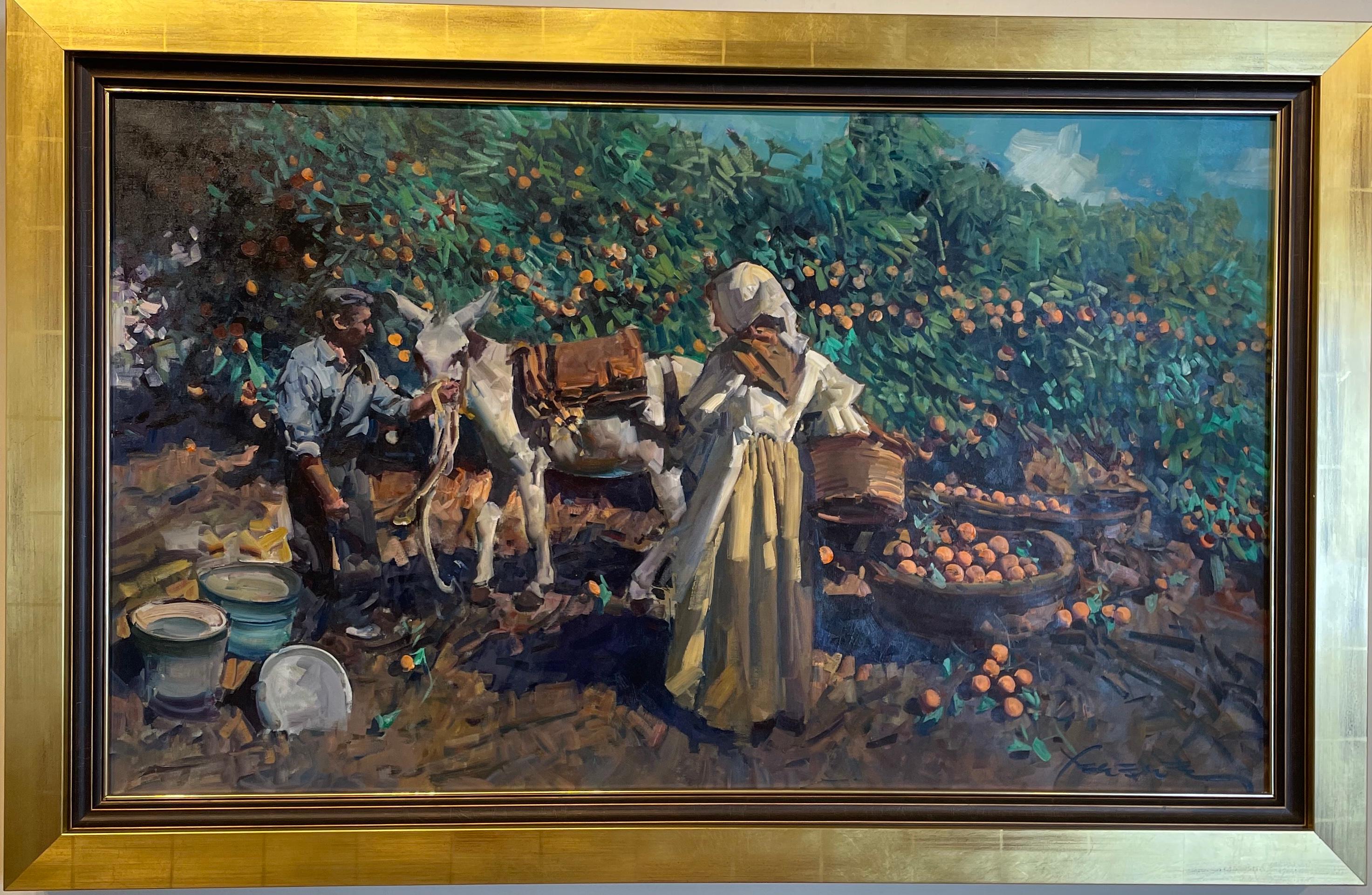 The Best of the Orange Tree - Painting by Eustaquio Segrelles 