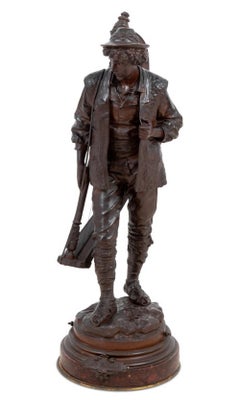 Eutrope Bouret "Sans Famille" Bronzo Patinato