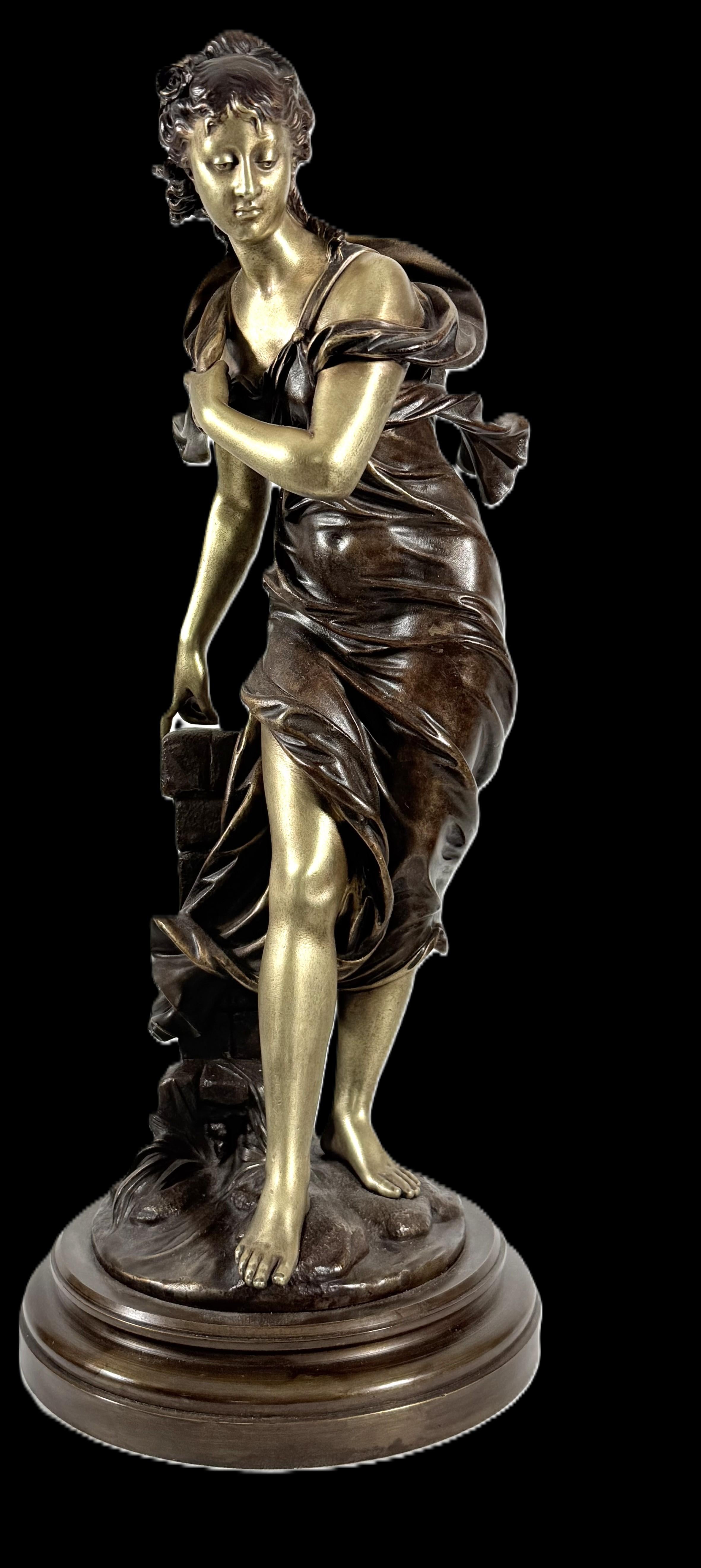 French antique bronze sculpture by Eutrope Bouret For Sale 13