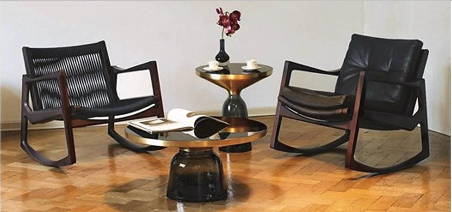Modern Euvira Rocking Chair by Jader Almeida, ClassiCon, 2013 For Sale