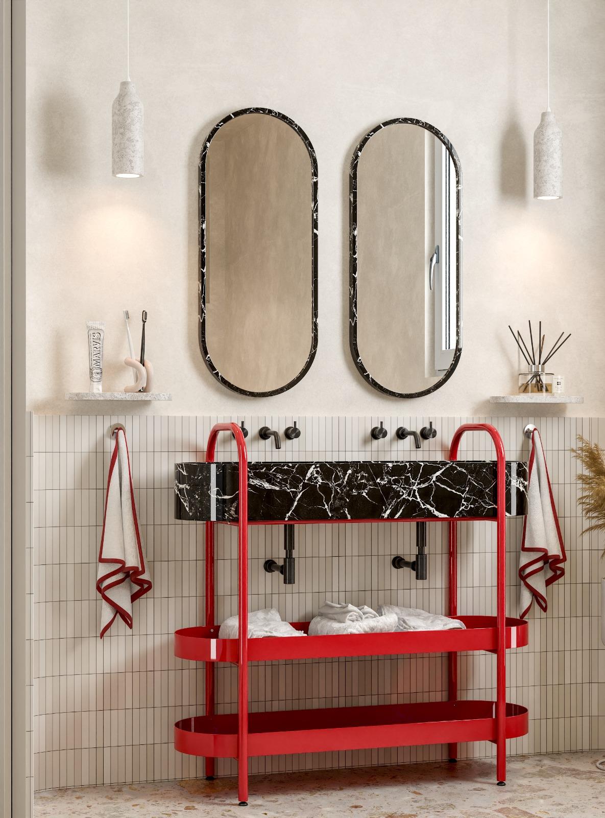 Lavello modulare di lusso Ev-El A. Stone - Telaio in acciaio inossidabile con contenitore e Steele in vendita 3