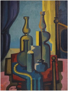 Still Life with Bottles / - The figuration of the objects -
