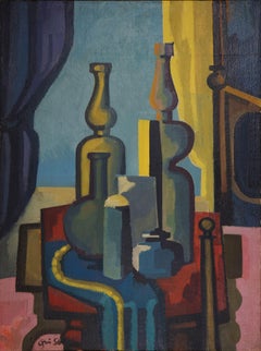 Still Life with Bottles / - The figuration of the objects -